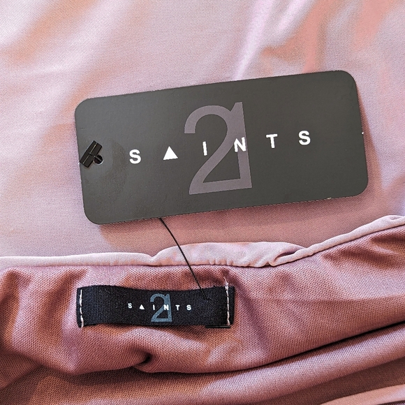 Strappy Scoop Neck Cami Mini Dress, 21 Saints, Size M, Lilac Mauve - Picture 7 of 11